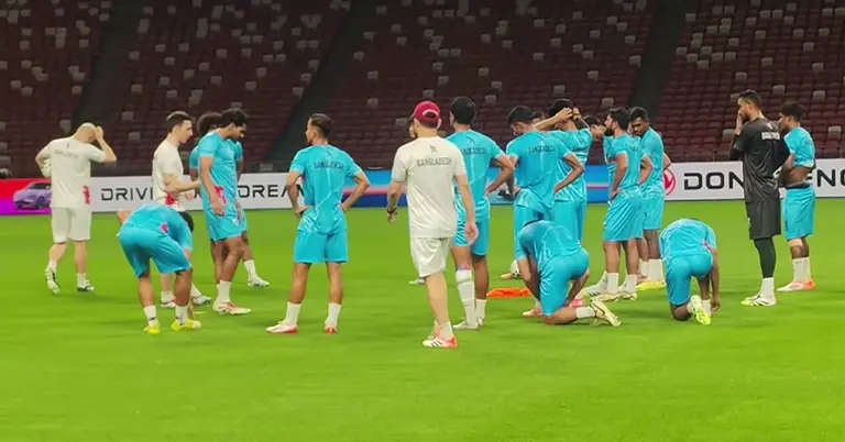 বাংলাদেশ ফুটবল দলের অনুশীলন